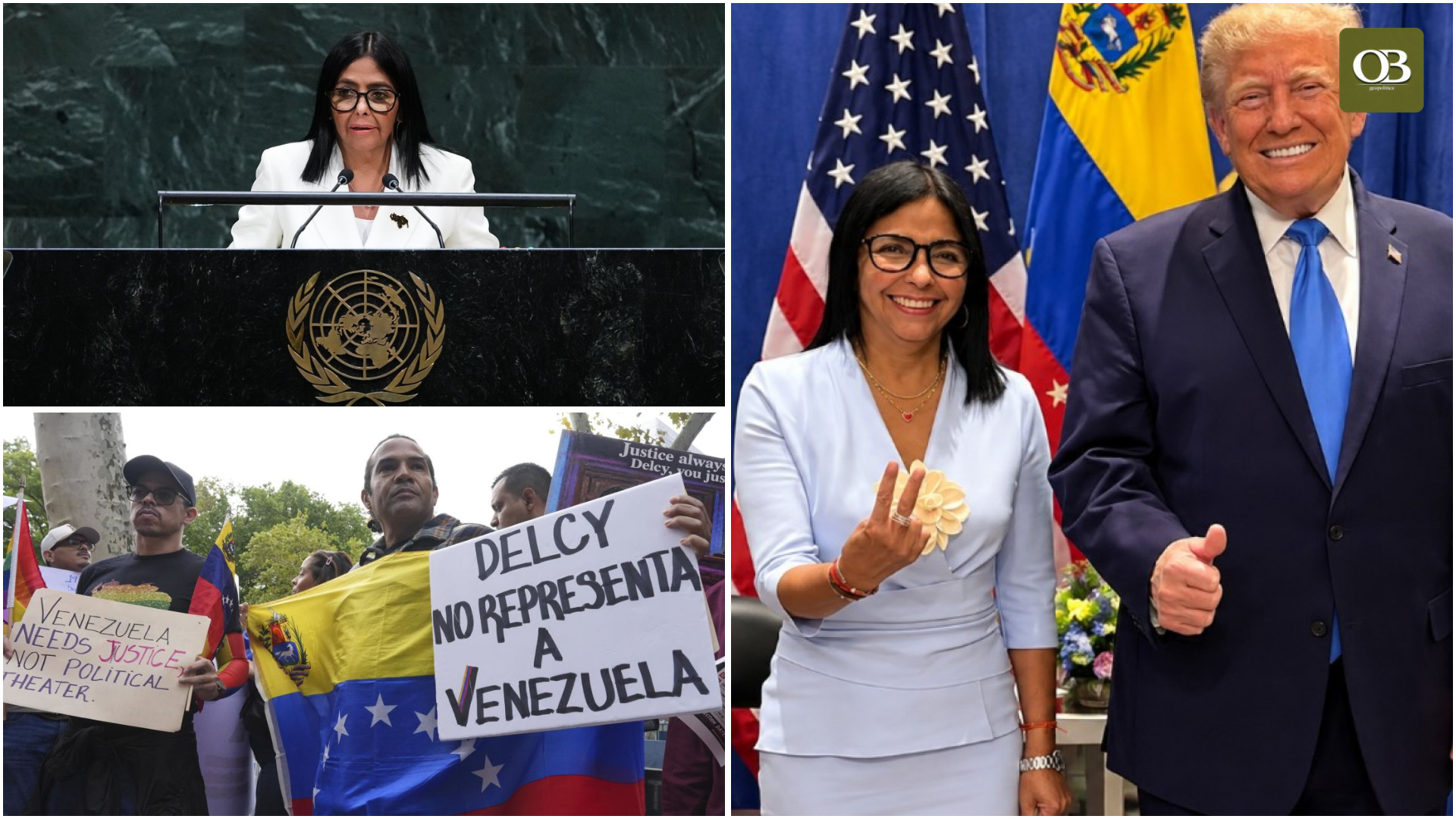 Delcy Rodríguez blanquea la tiranía chavista con falsas promesas electorales mientras el pueblo venezolano responde con protestas y cacerolazos