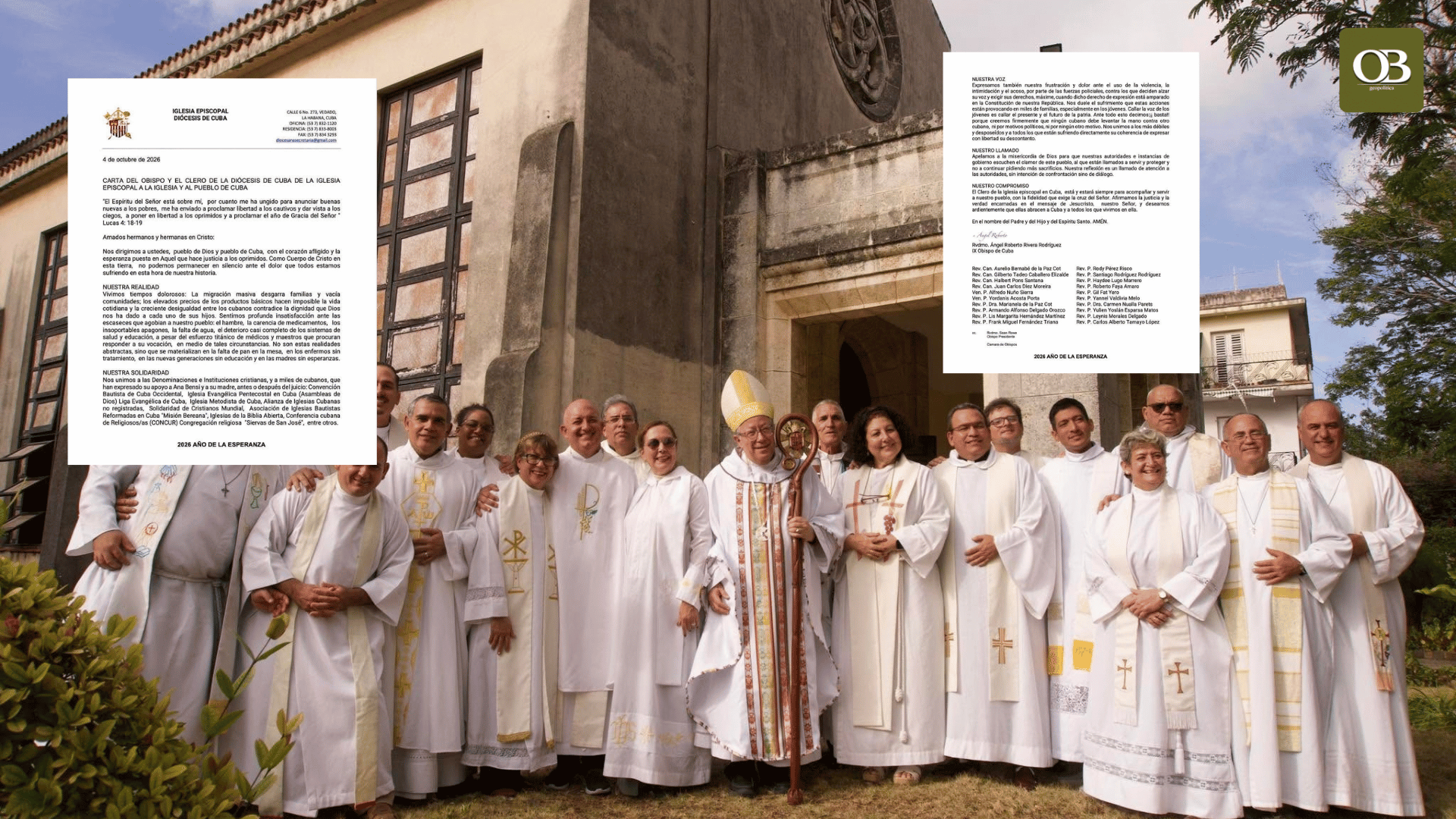 El clero episcopal cubano rompe el silencio: "Callar la voz de los jóvenes es callar el futuro de la patria"