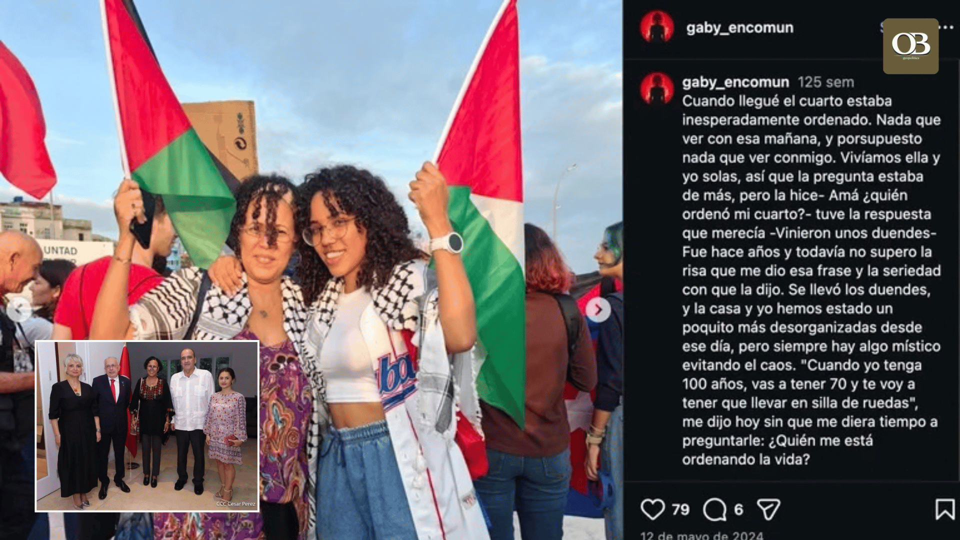 El negocio del cinismo: la presentadora de 'Con Filo' y sus oscuros vínculos con la embajada palestina en Nicaragua