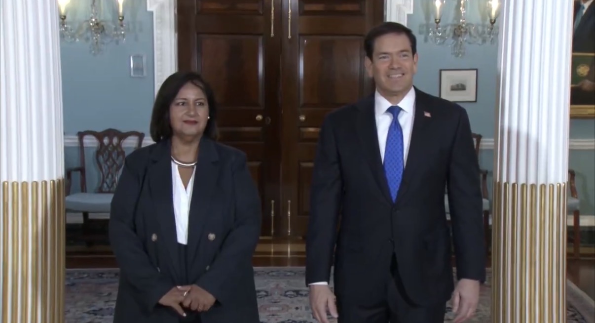 MARCO RUBIO Y DINORAH FIGUERA REFUERZAN HOJA DE RUTA PARA UNA TRANSICIÓN DEMOCRÁTICA REAL EN VENEZUELA