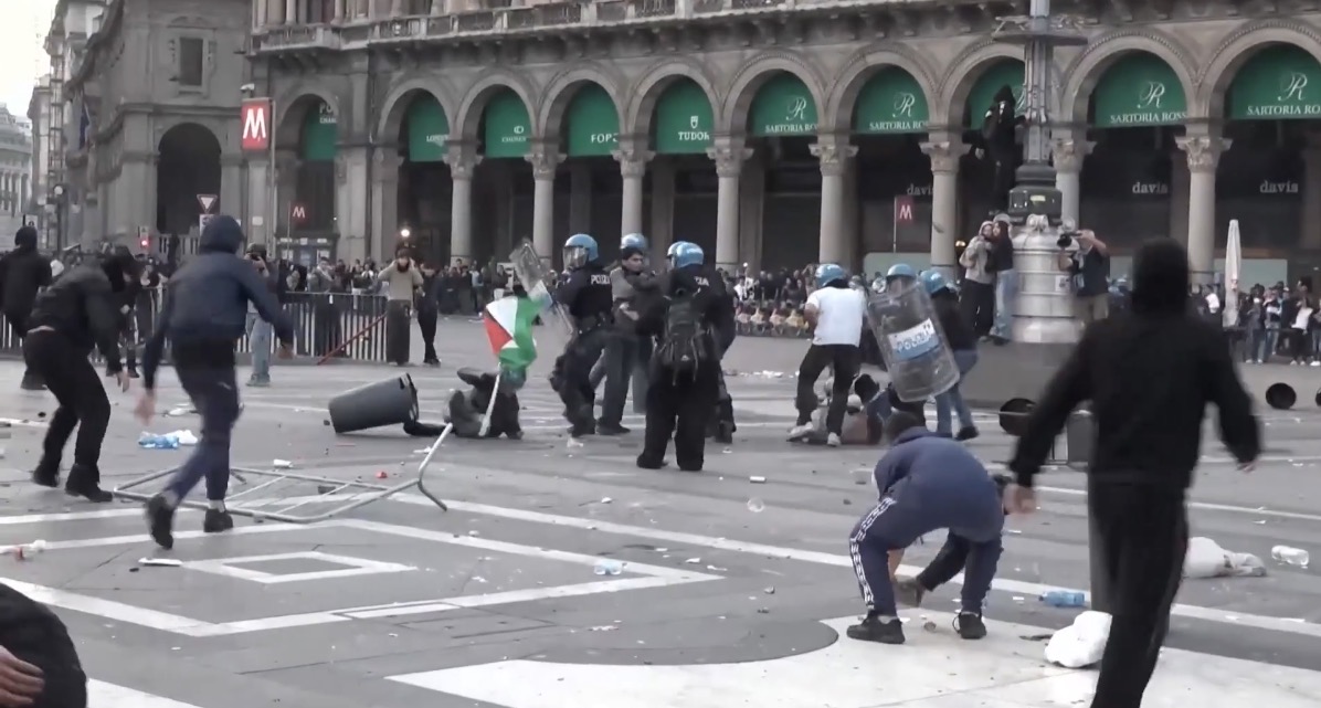¡TURÍN Y PARÍS ARDEN! OLA DE VIOLENCIA Y VANDALISMO DEVORA LAS PROTESTAS EN ITALIA Y FRANCIA