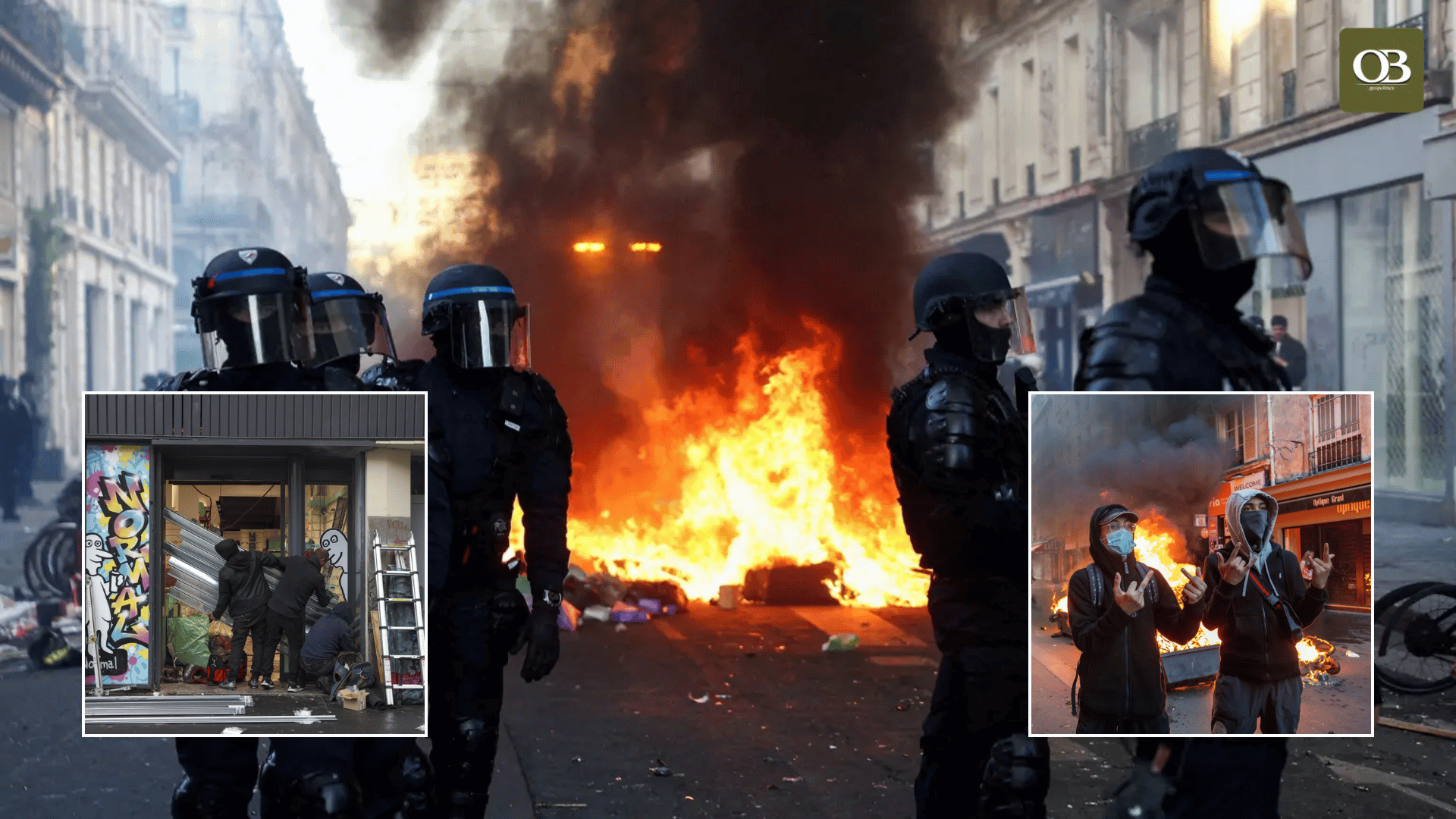 El colapso de Francia: el Gobierno tiembla y se blinda ante una nueva oleada de protestas tras un fin de semana salvaje de disturbios y saqueos
